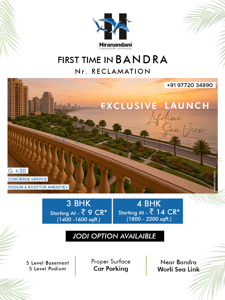 Hiranandani Bandra Luxury Apartments Banner